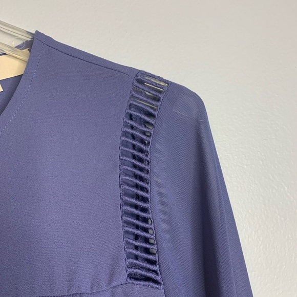 LOFT BOHO BELL SHAPED SLEEVES BLOUSE - Picture 4 of 7